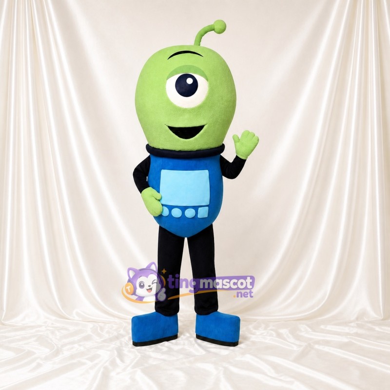 Alien Facial Dessin Animé Costume de mascotte intégral pour adultes Événements scolaires