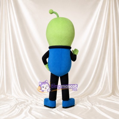 Alien Facial Dessin Animé Costume de mascotte intégral pour adultes Événements scolaires