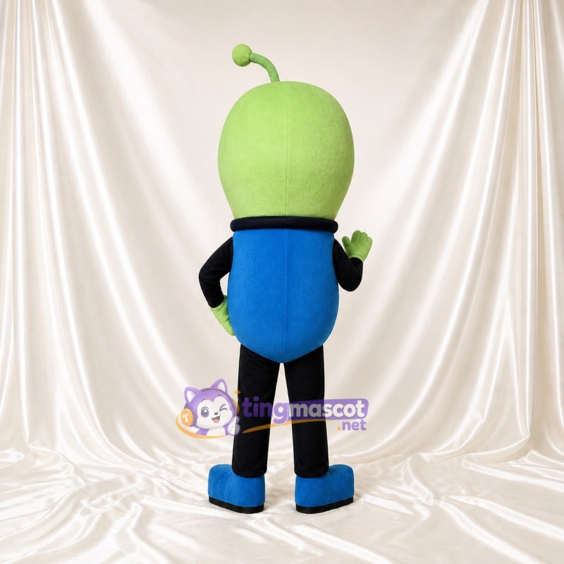 Alien Facial Dessin Animé Costume de mascotte intégral pour adultes Événements scolaires