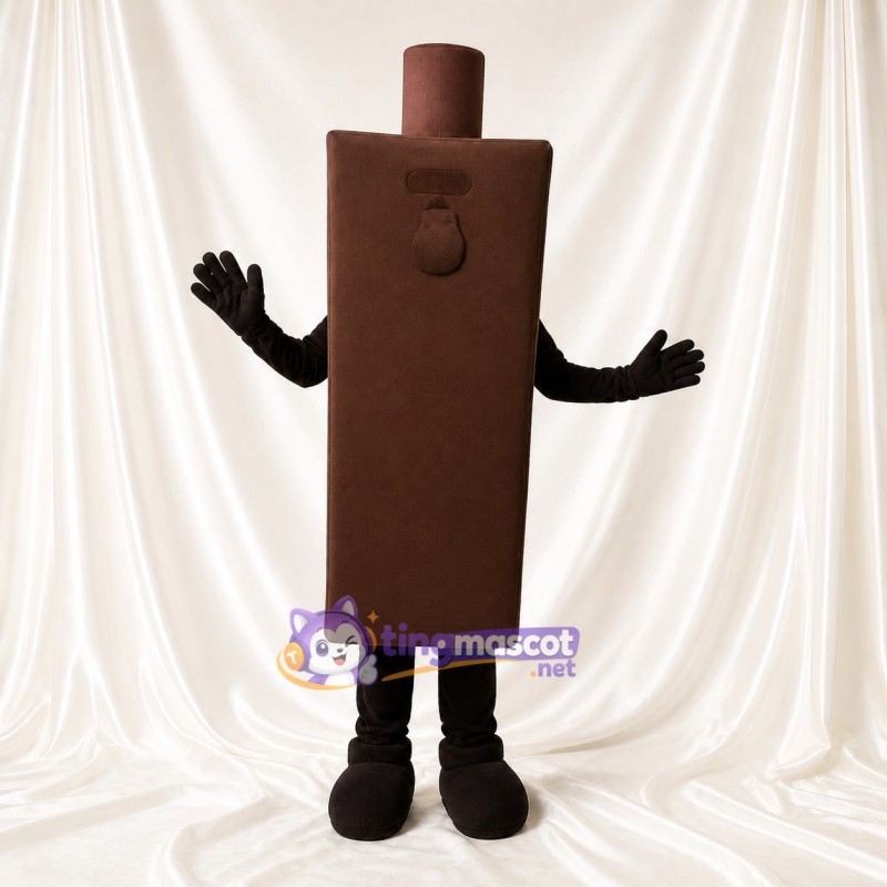 Rectangular Block Mascot Costume Full Body for Adults Trade Shows
