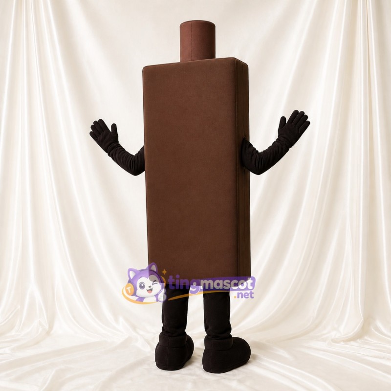Rectangular Block Mascot Costume Full Body for Adults Trade Shows