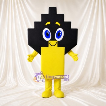 Personnage Pixel Costume de mascotte intégral pour adultes Événements technologiques