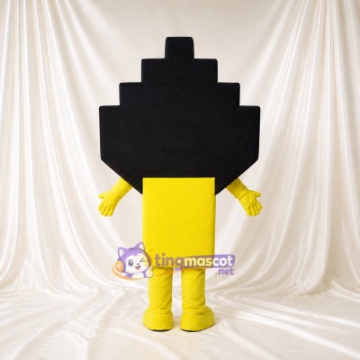 Pixel Character Mascot Costume Full Body for Adults Tech Events