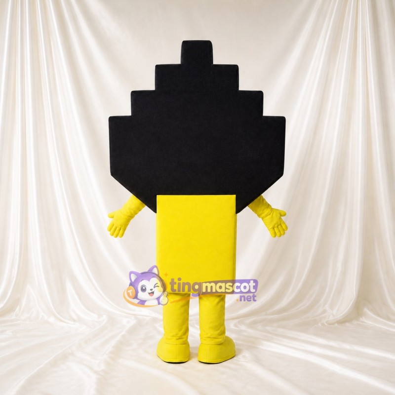 Pixel Character Mascot Costume Full Body for Adults Tech Events