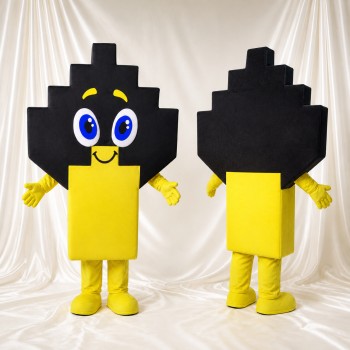 Personnage Pixel Costume de mascotte intégral pour adultes Événements technologiques