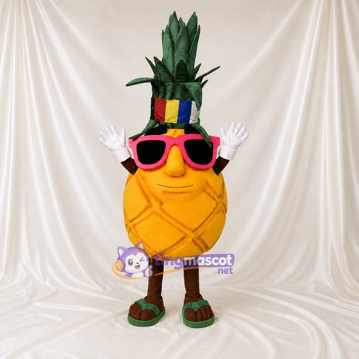 Ananas Costume de mascotte intégral pour adultes Salons professionnels