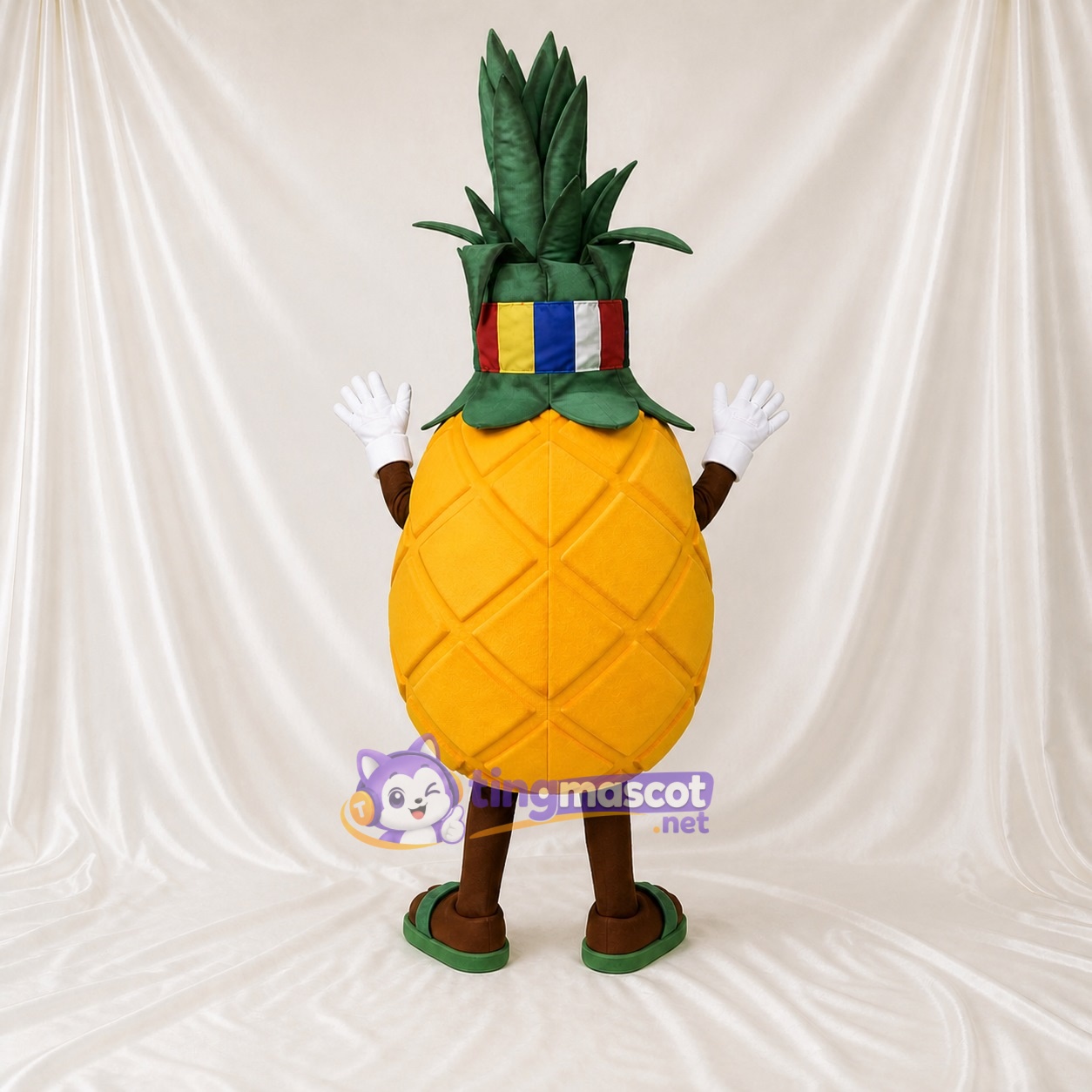 Ananas Costume de mascotte intégral pour adultes Salons professionnels