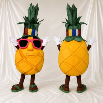 Ananas Maskottchenkostüm Ganzkörper für Erwachsene Messen