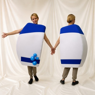 Capsule Mascot Costume Full Body for Adults Trade Shows
