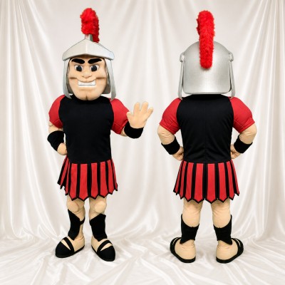 Roman Soldier Mascot Costume Full Body for Adults School Events