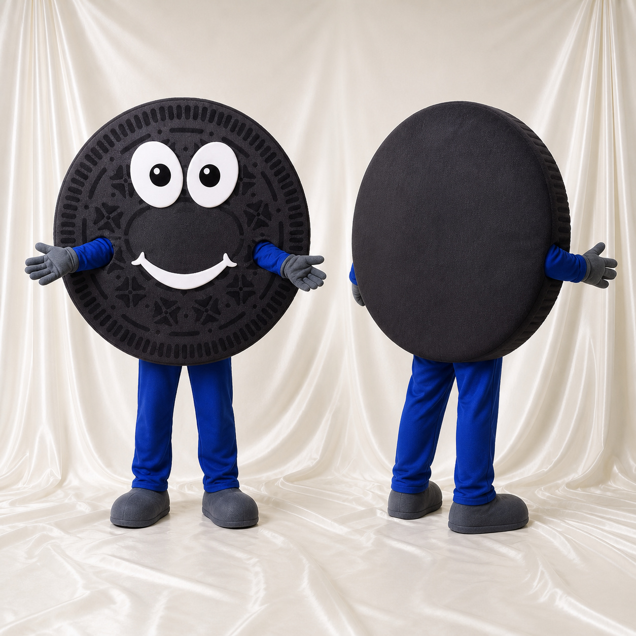 Sandwich Cookie Mascot Costume Full Body for Adults Trade Shows Sandwich Cookie Mascot Costume Full Body for Adults Trade Shows