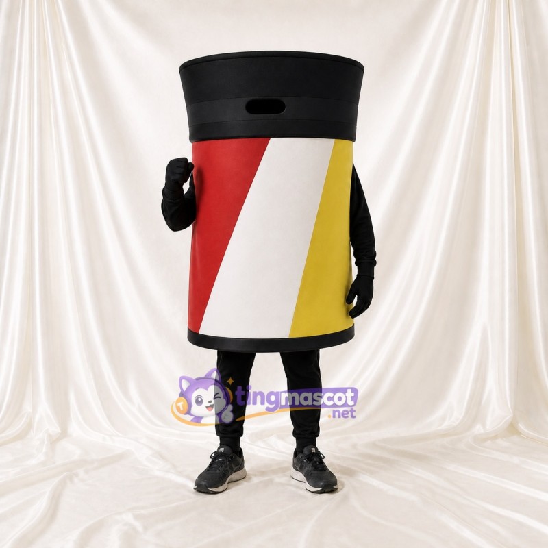 Paint Can Mascot Costume Full Body for Adults Trade Shows
