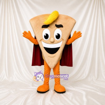 Pastry Wedge Mascot Costume Full Body for Adults Trade Shows