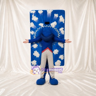 Comic Crash Panel Mascot Costume Full Body for Adults Events