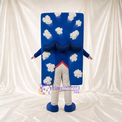 Comic Crash Panel Mascot Costume Full Body for Adults Events