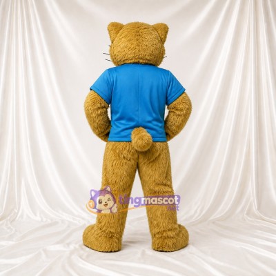 Athlète Cougar Costume de mascotte intégral pour adultes Événements sportifs
