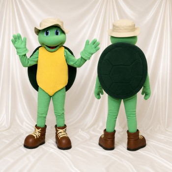 Explorateur Tortue Costume de mascotte intégral pour adultes Événements scolaires
