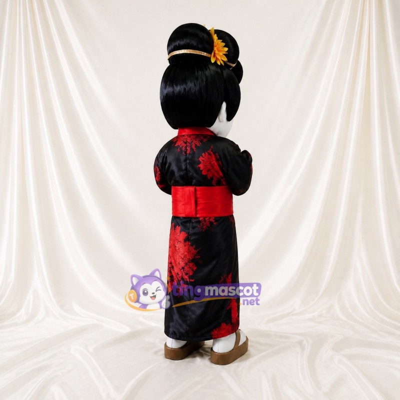 Traditional Doll Mascot Costume Full Body for Adults School Events