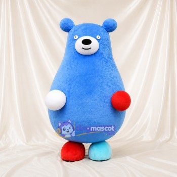 Ours Bleu Costume de mascotte intégral pour adultes Événements scolaires