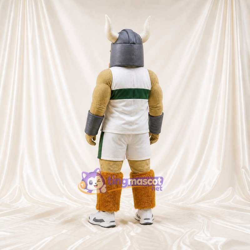 Viking Warrior Mascot Costume Full Body for Adults School Events