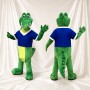 Green Crocodile Mascot Costume Full Body for Adults School Events