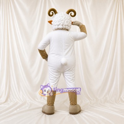 Ram Mascot Costume Full Body for Adults School Events