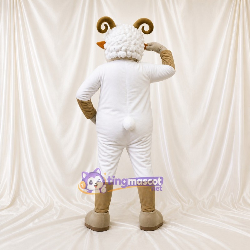 Ram Mascot Costume Full Body for Adults School Events