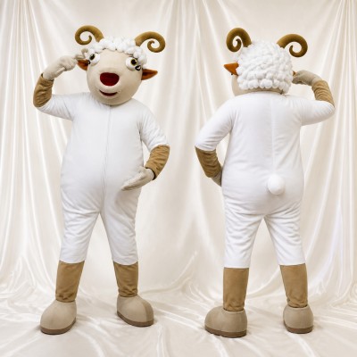 Ram Mascot Costume Full Body for Adults School Events