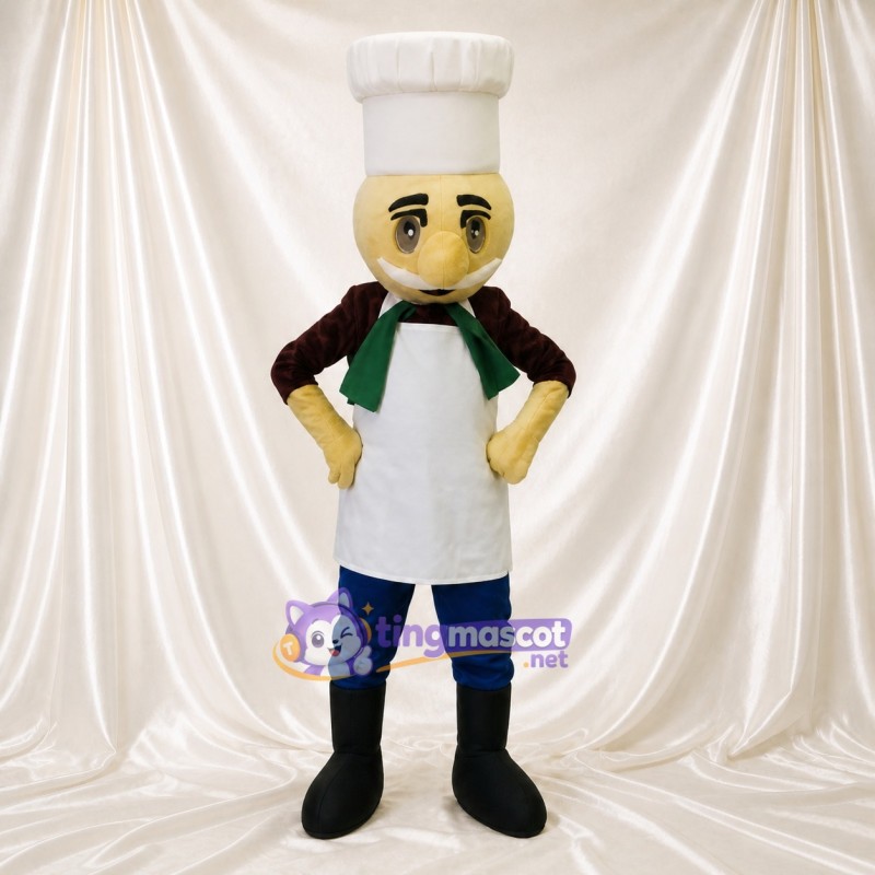Chef Mascot Costume Full Body for Adults School Events