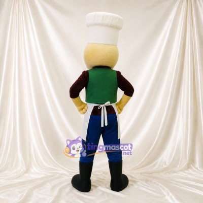 Chef Mascot Costume Full Body for Adults School Events