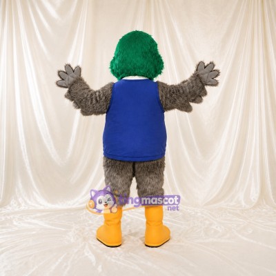 Canard Gris Costume de mascotte intégral pour adultes Événements scolaires