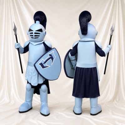 Knight Mascot Costume Full Body for Adults School Events
