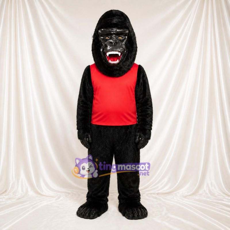 Gorilla Mascot Costume Full Body for Adults School Events