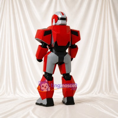 Armored Robot Mascot Costume Full Body for Adults School Events