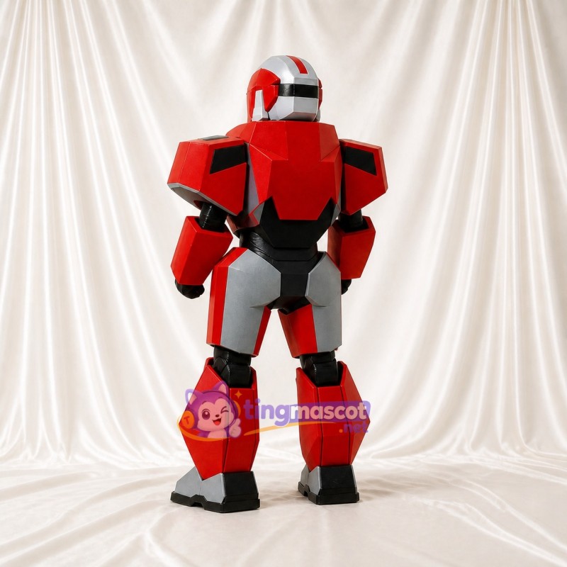 Armored Robot Mascot Costume Full Body for Adults School Events