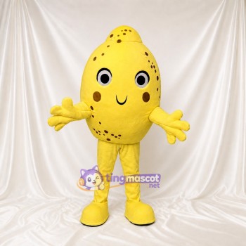 Citron Costume de mascotte intégral pour adultes Salons professionnels