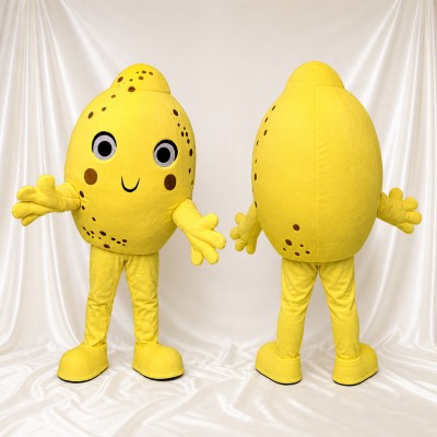 Lemon Mascot Costume Full Body for Adults Trade Shows
