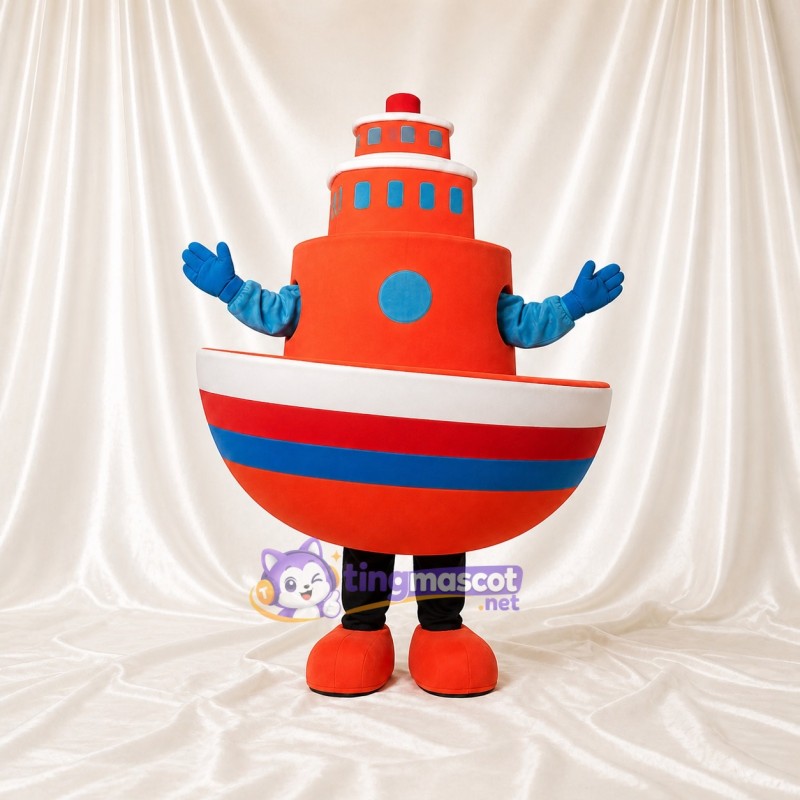 Remorqueur Costume de mascotte intégral pour adultes Salons professionnels