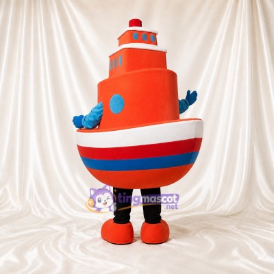 Remorqueur Costume de mascotte intégral pour adultes Salons professionnels