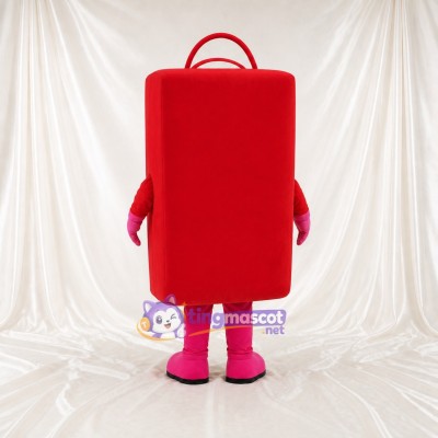 Suitcase Mascot Costume Full Body for Adults Trade Shows
