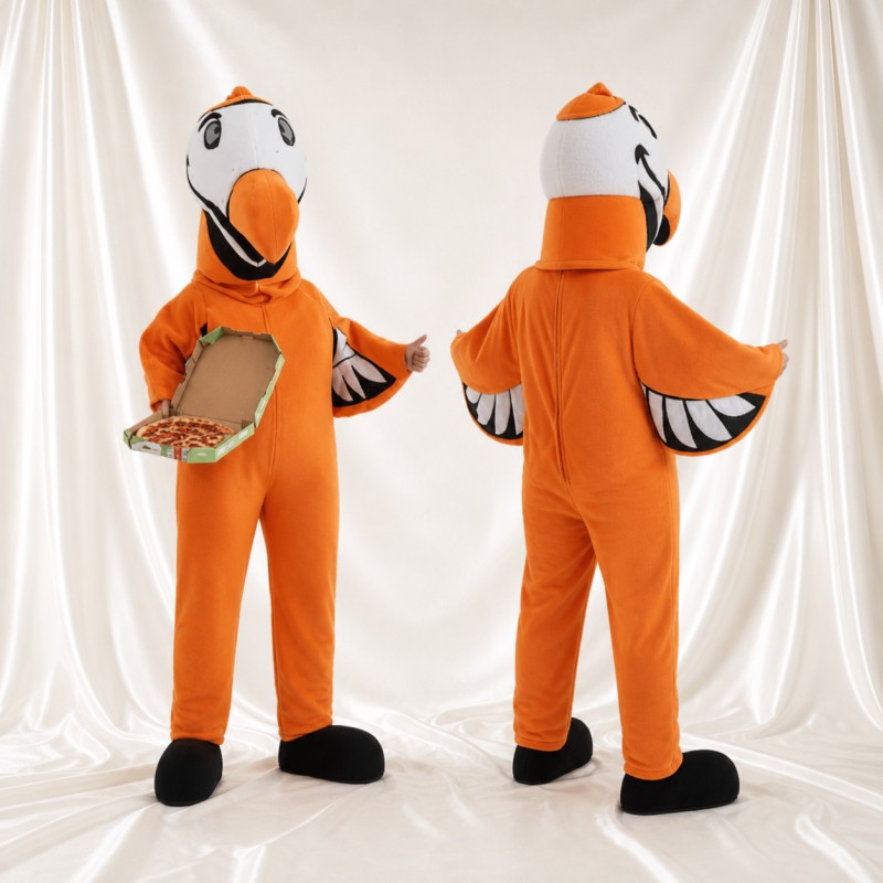 Toucan Chef Mascot Costume Full Body for Adults School Events