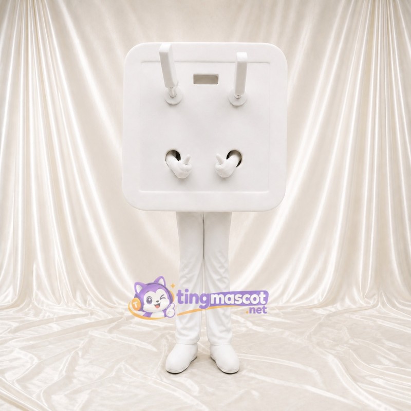 Electrical Outlet Mascot Costume Full Body for Adults Trade Shows
