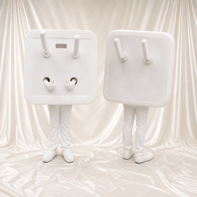 Electrical Outlet Mascot Costume Full Body for Adults Trade Shows
