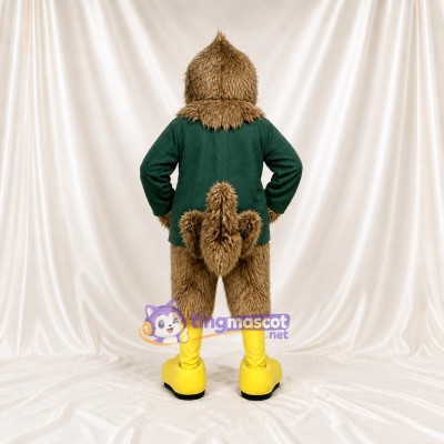 Brown Eagle Athlete Mascot Costume Full Body for Adults Sports Events