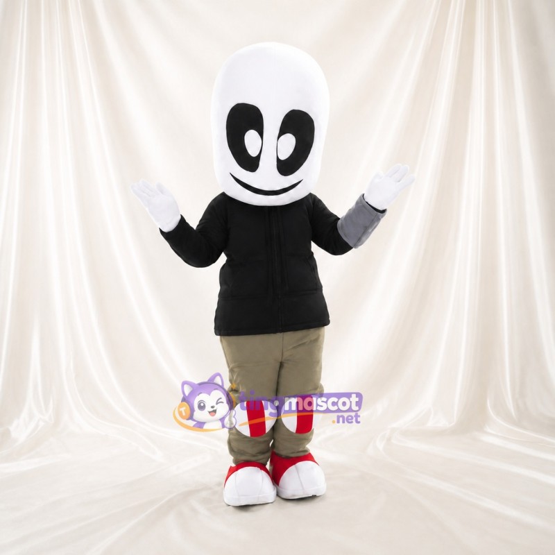 Smiling Mask Character Mascot Costume Full Body for Adults Events