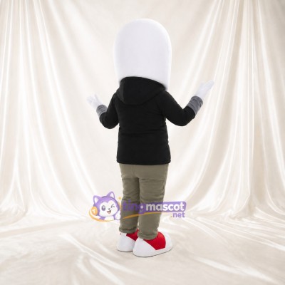 Smiling Mask Character Mascot Costume Full Body for Adults Events