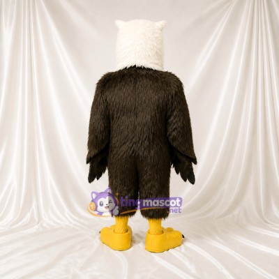 Bald Eagle Mascot Costume Full Body for Adults School Events