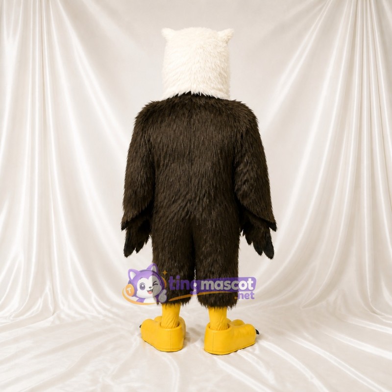 Bald Eagle Mascot Costume Full Body for Adults School Events