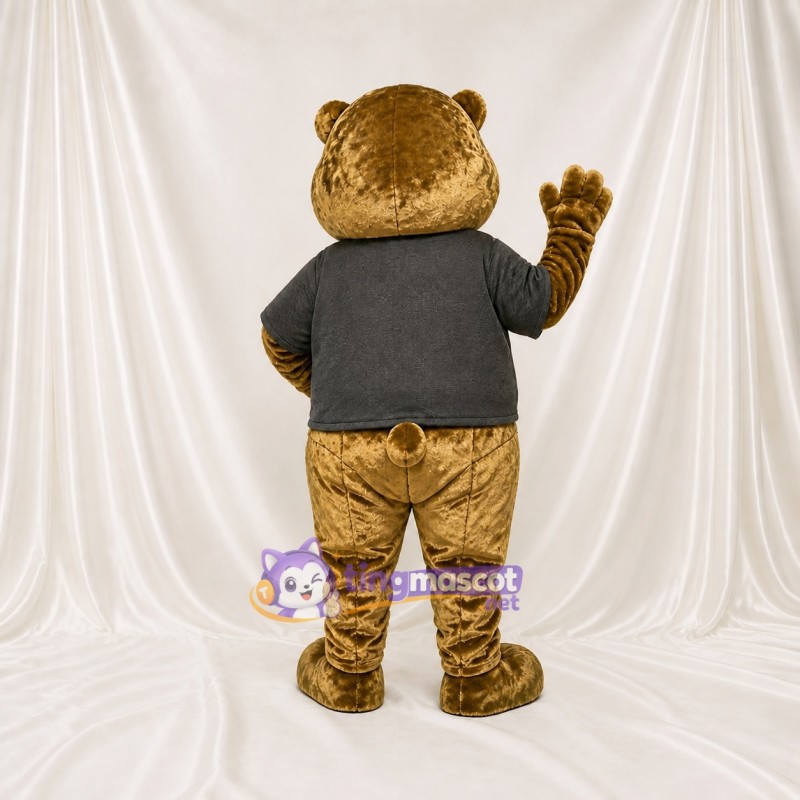 Costume de mascotte ours intégral pour adultes – événements scolaires