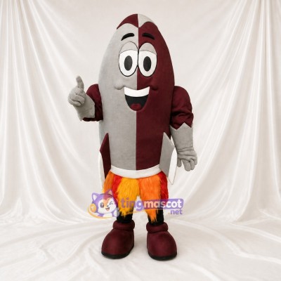 Rocket Mascot Costume Full Body for Adults Trade Shows